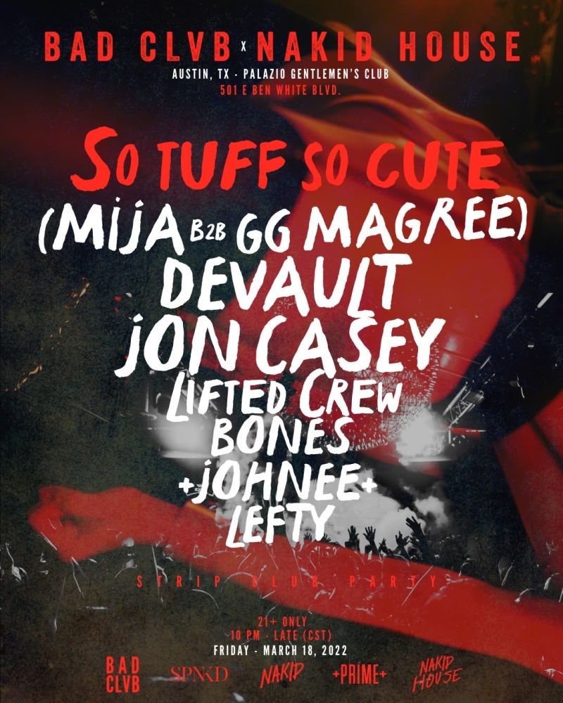 BAD CLVB VOLUME 3 in Austin at Palazio Men's Club