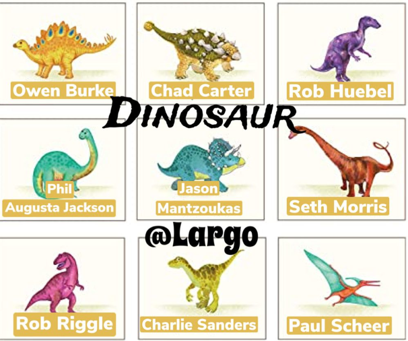 2022 Largo Christmas Show Rob Dinosaur Improv W/ Paul Scheer In Los Angeles At Largo