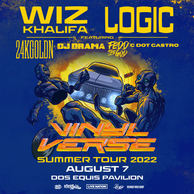 Wiz Khalifa and Logic Vinyl Verse Tour 2022 in Dallas at Dos Equis