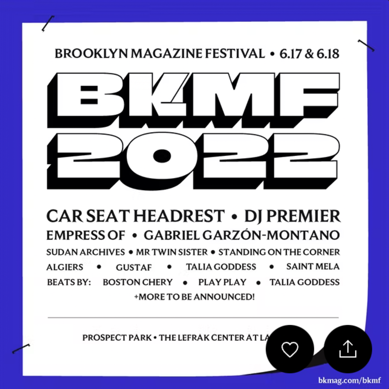 Brooklyn Magazine Festival 2022 in NYC at The LeFrak Center at Brooklyn Magazine Festival 2022 in NYC at The LeFrak Center at