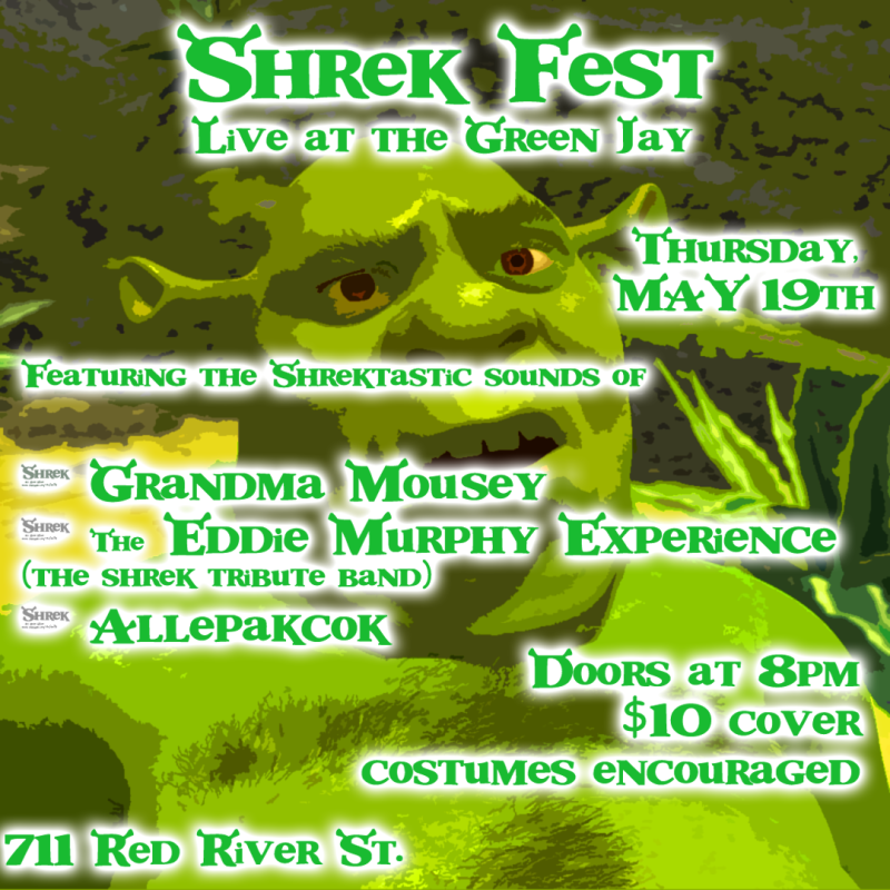 Shrek Fest 2022 in Austin at The Green Jay