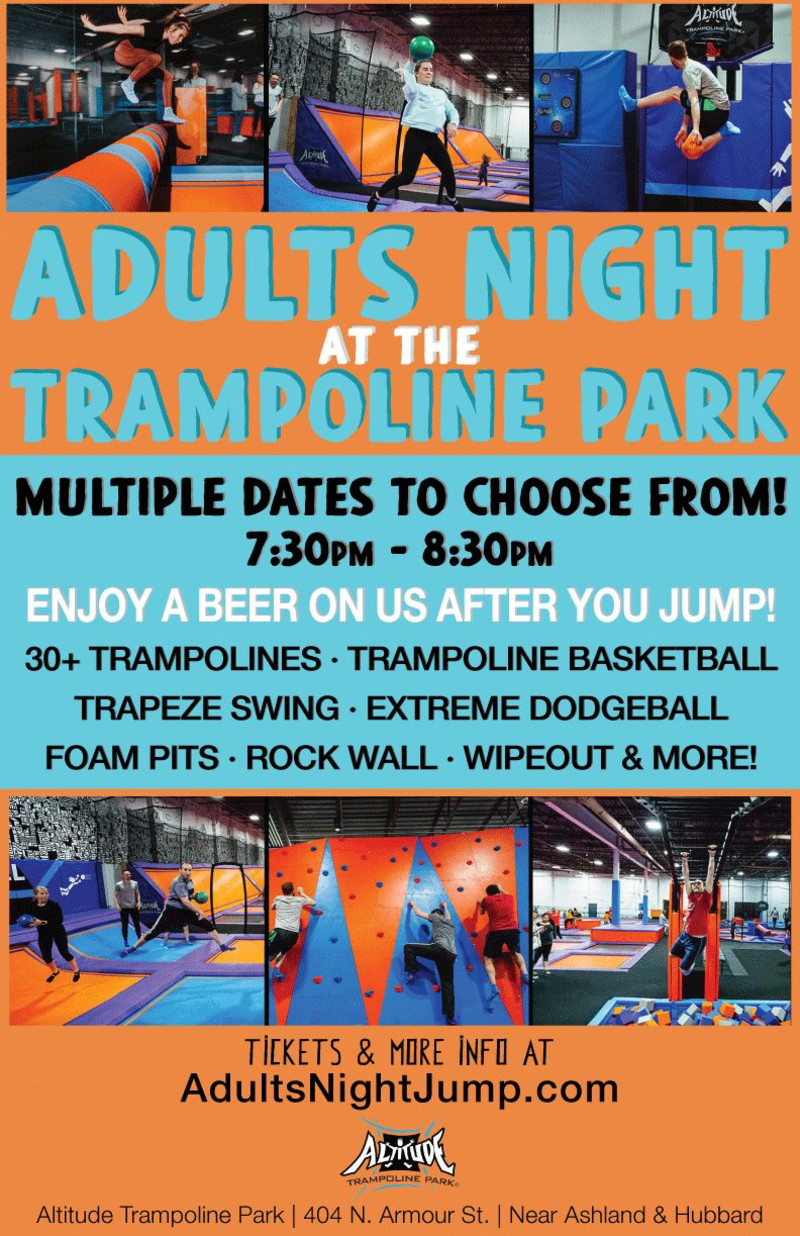 Adults Night at the Trampoline Park - 21+ Night at Altitude