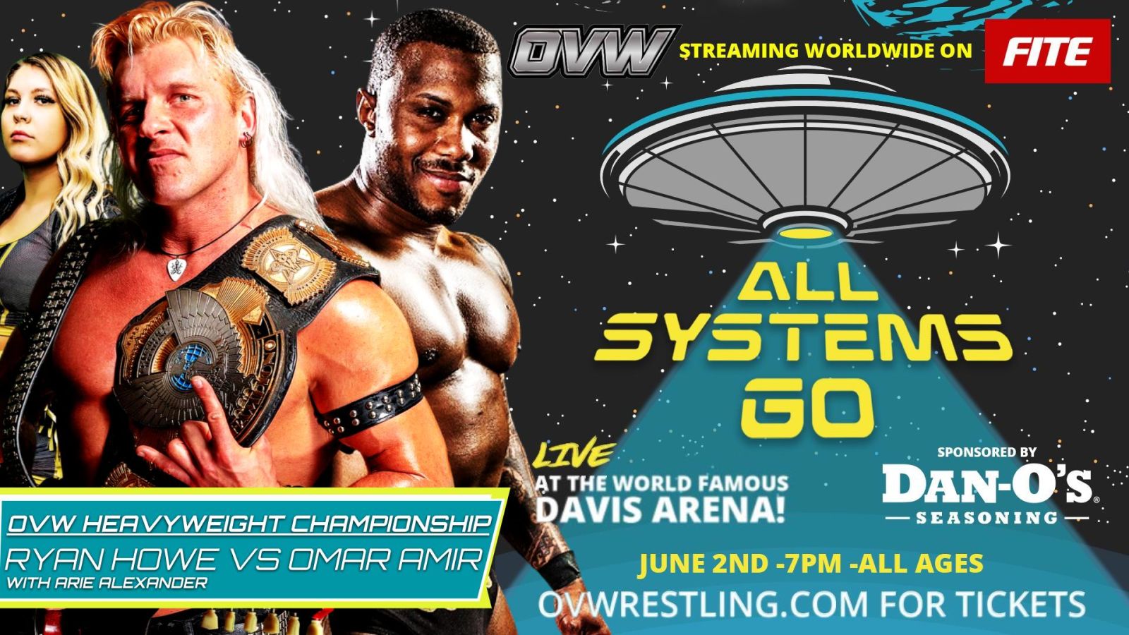 OVW WRESTLING ALL SYSTEMS GO in Louisville at OVW Davis Arena