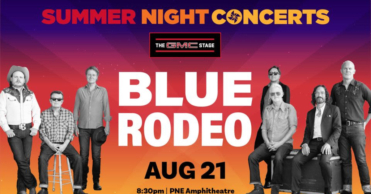 Blue Rodeo in Vancouver at Pacific National Exhibition (PNE)