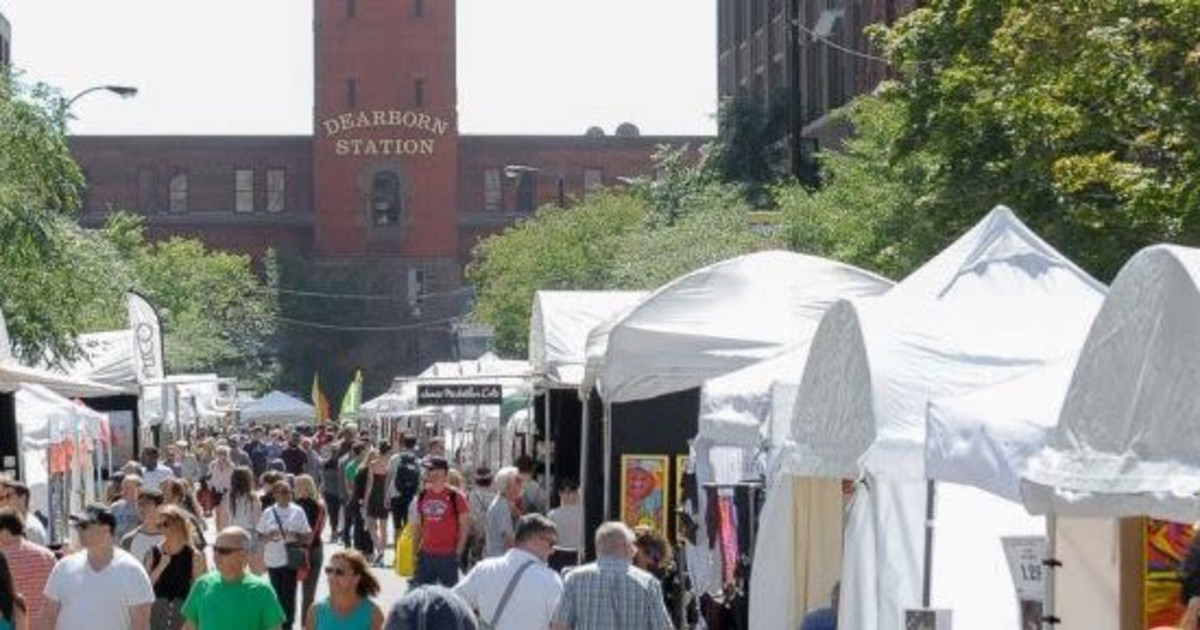 Printer’s Row Art Fest in Chicago at 701 S. Dearborn St.