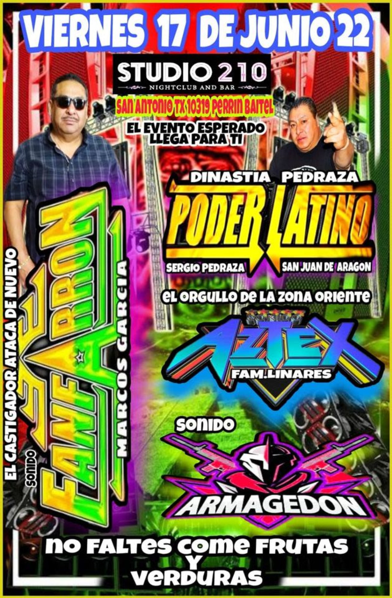Evento Sonidero!! in San Antonio at Studio 210 and Bar