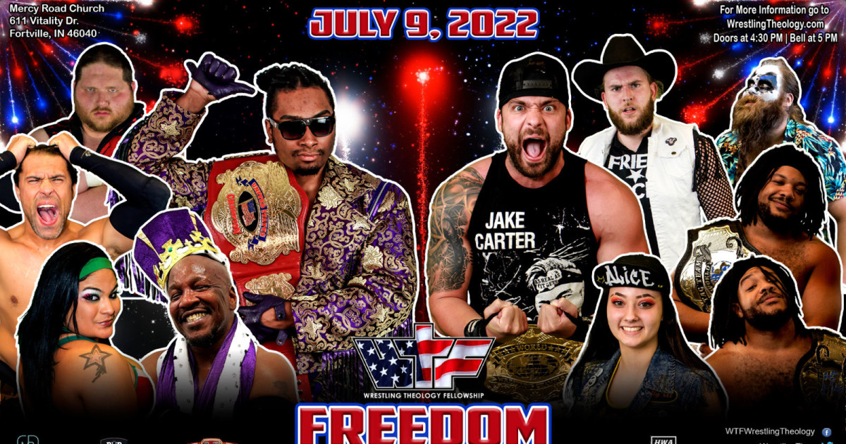 Freedom 2022 Pro Wrestling in Fortville at Mercy Road Church