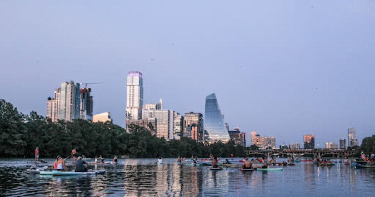 Full Moon Paddle in Austin at Rowing Dock