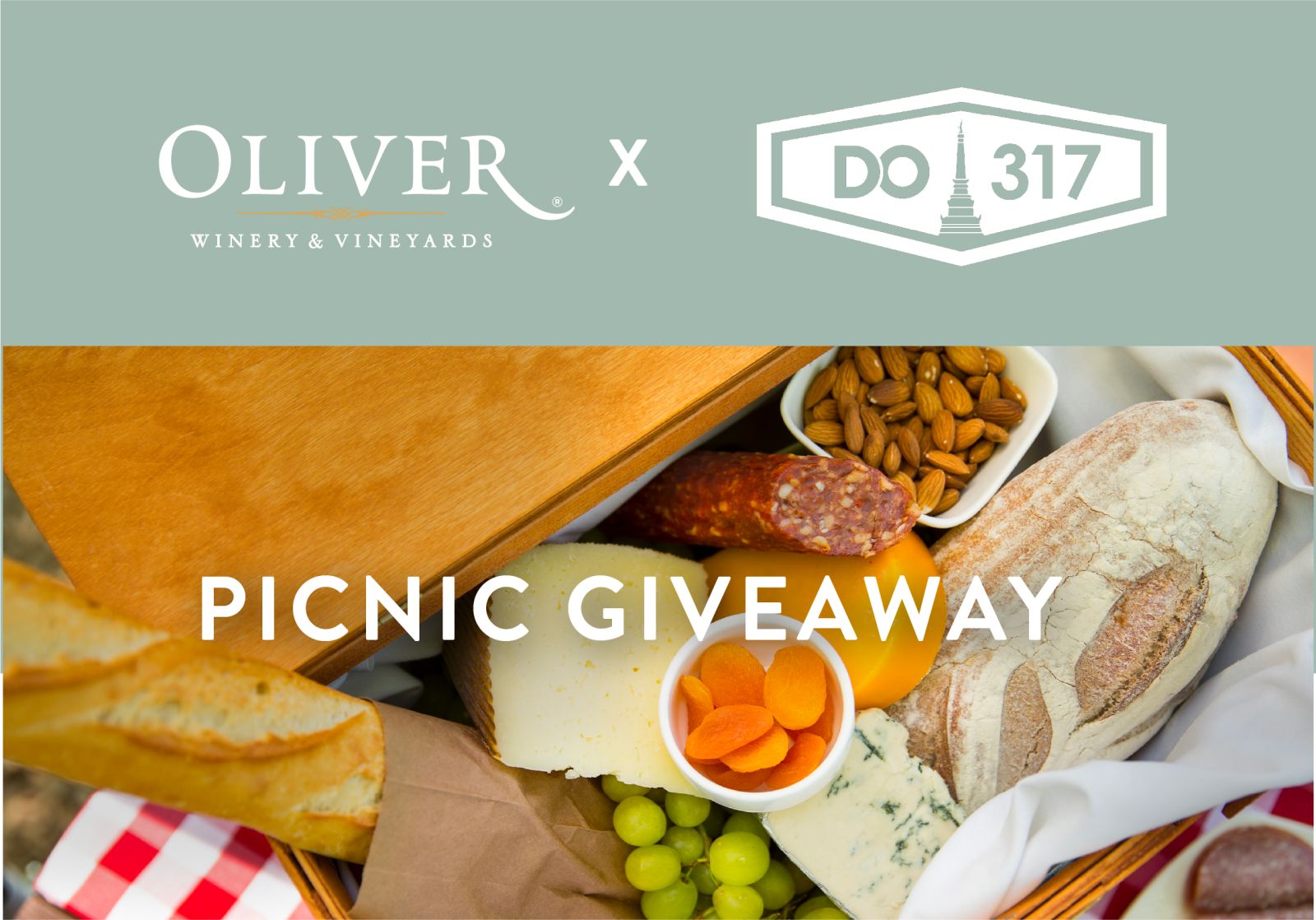 Win A Picnic At Oliver Winery For Two in Bloomington at Oliver
