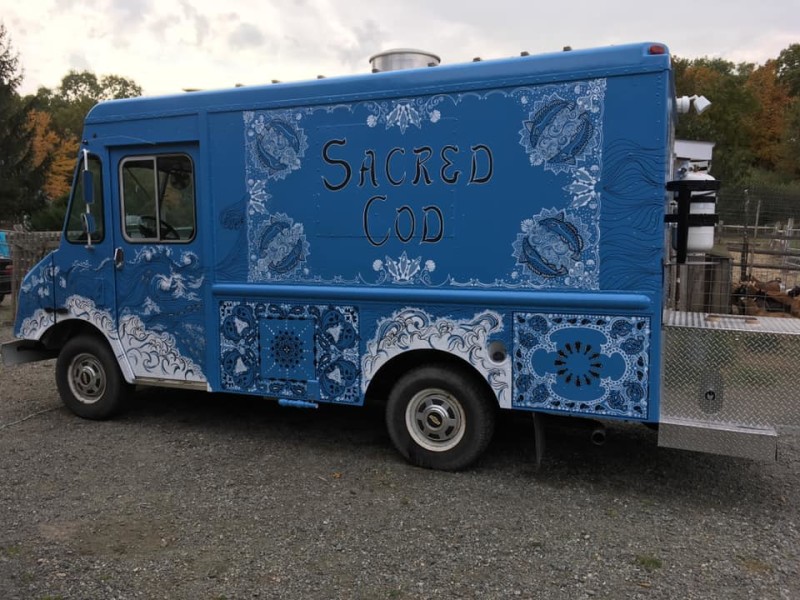 Food Truck Sacred Cod At Newburyport Brewing Co At Newburyport Brewing Co