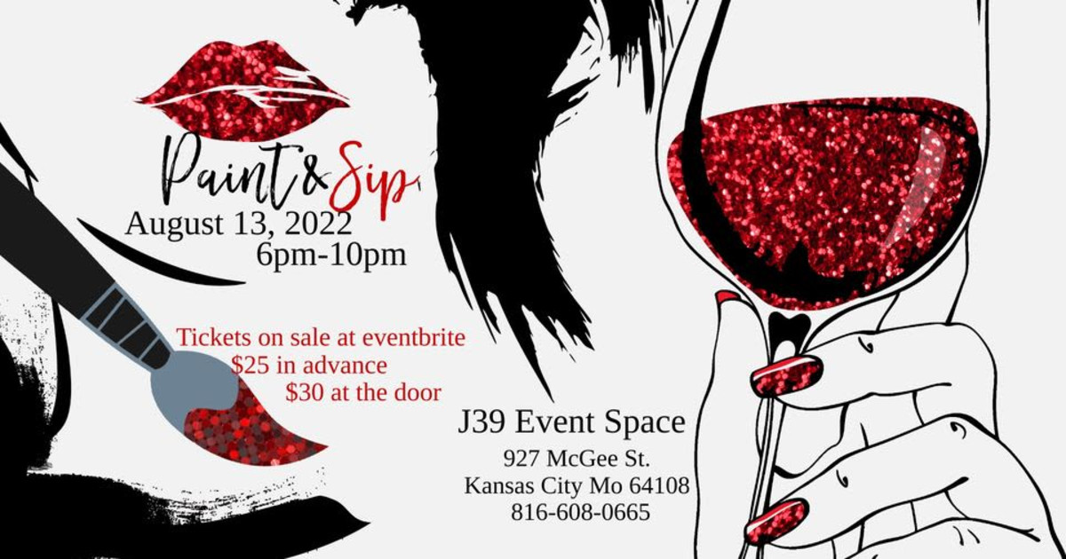 Paint and Sip in Kansas City at J39 Event Space