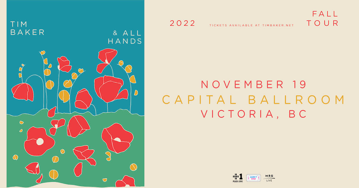 Tim Baker with All Hands in Victoria at Capital Ballroom