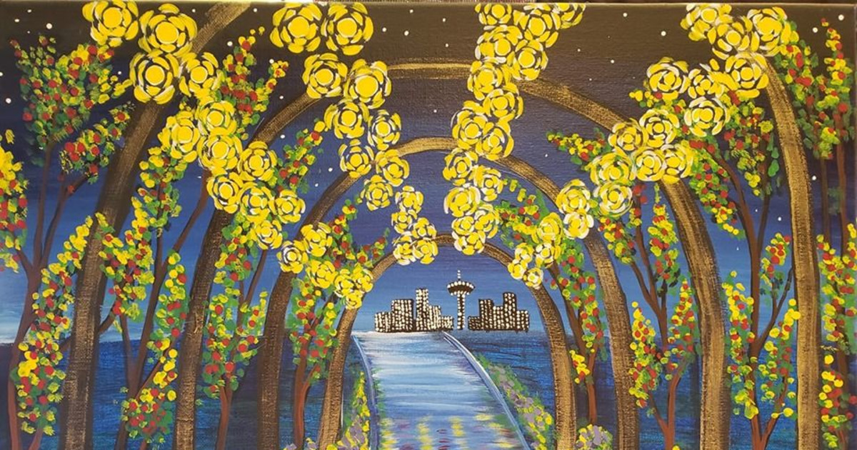 Exclusive Paint and Sip at Hemisfair in San Antonio at Hemisfair