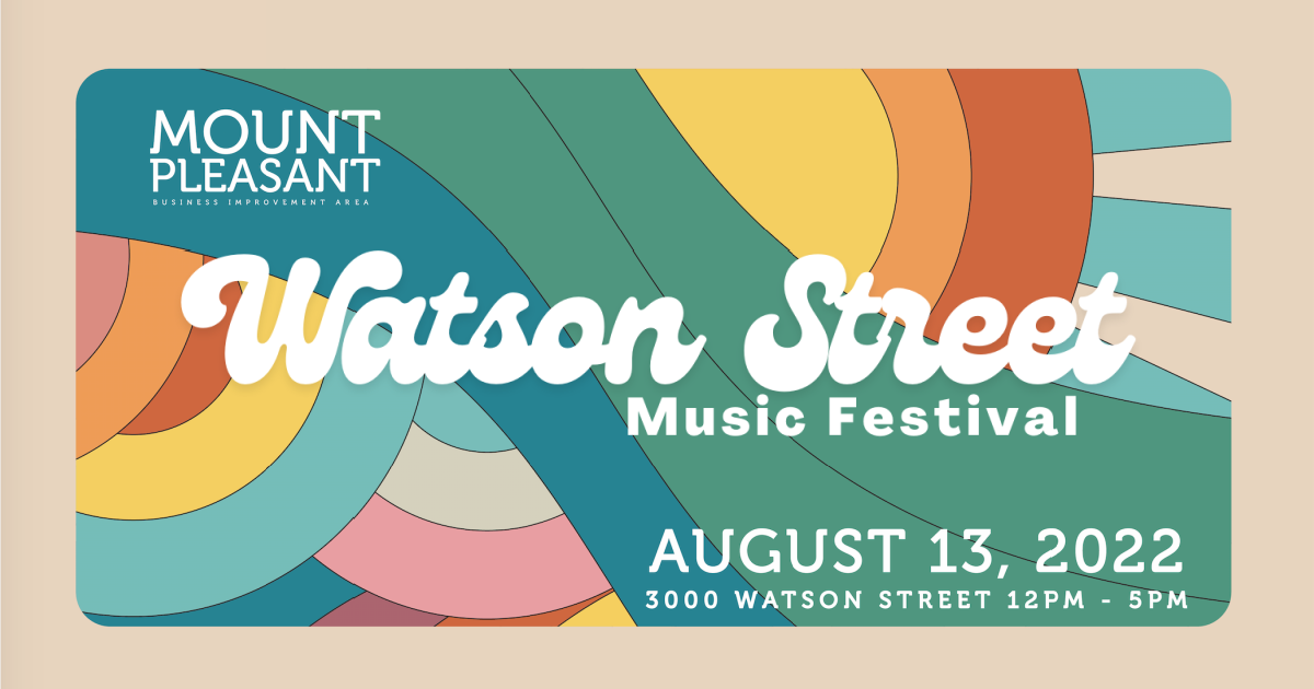 Watson Street Music Festival in Vancouver at Mount Pleasant