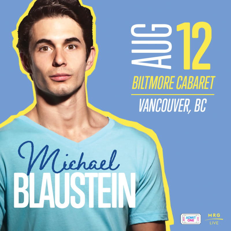 Michael Blaustein in Vancouver at Biltmore Cabaret