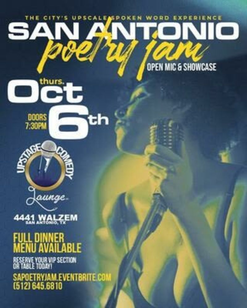 San Antonio Poetry Jam in San Antonio at Upstage Comedy Lounge