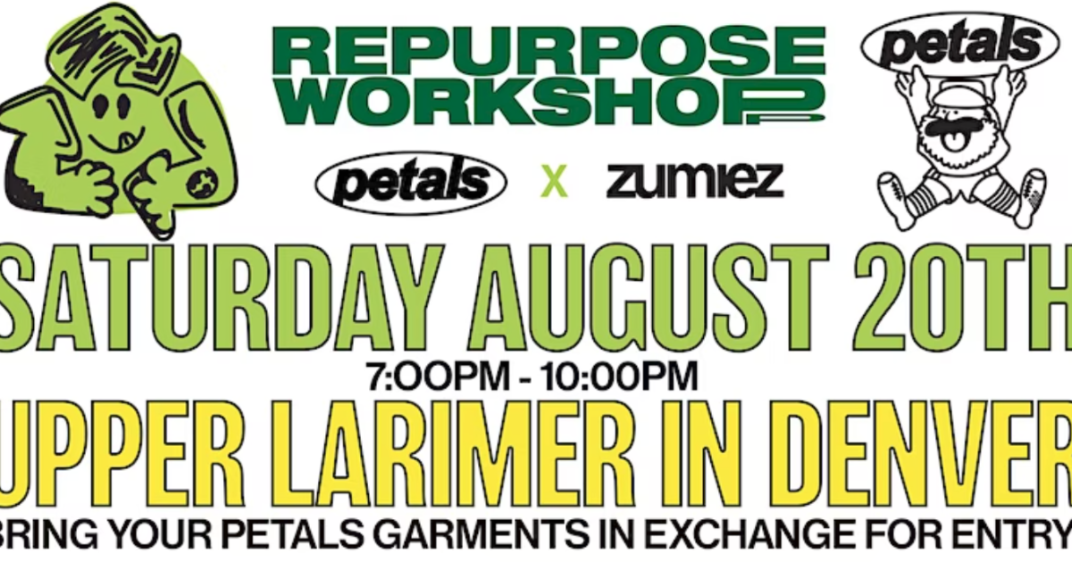 ZUMIEZ X PETALS AND PEACOCKS " REPURPOSE in Denver at