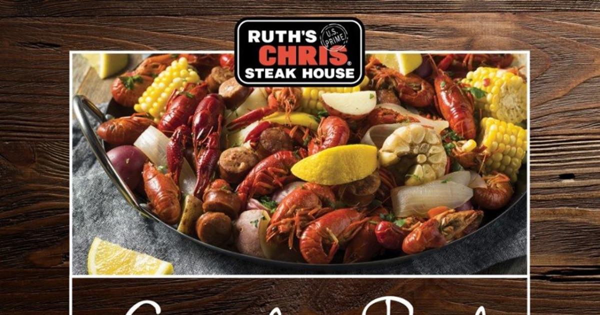 Ruth's Chris Crawfish Boil on The Patio in Indianapolis at Ruth's