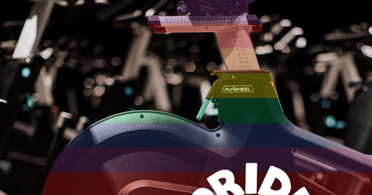 Pride Ride in Denver at Flywheel Sports Union Station