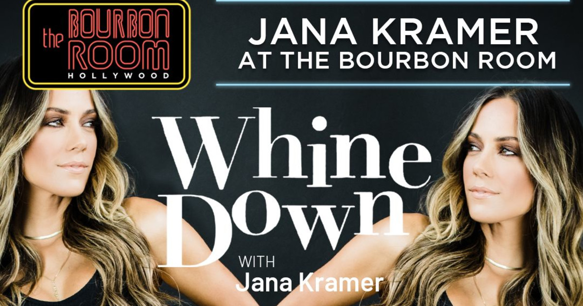 Whine Down with Jana Kramer in Los Angeles at The Bourbon Room