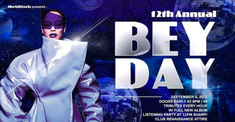 FloridaRAMA Presents BEY-DAY The Official Beyoncé Birthday Bash & Immersive Listening Experience
