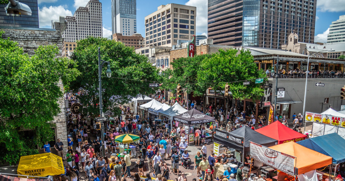 Pecan Street Festival in Austin at Downtown Austin