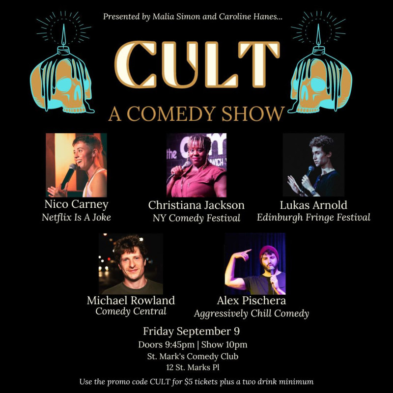 Cult Comedy Show In the East Village in New York at St. Marks ...