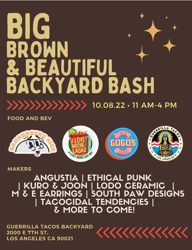 Big Brown Beautiful Backyard Bash In Los Angeles At Guerilla
