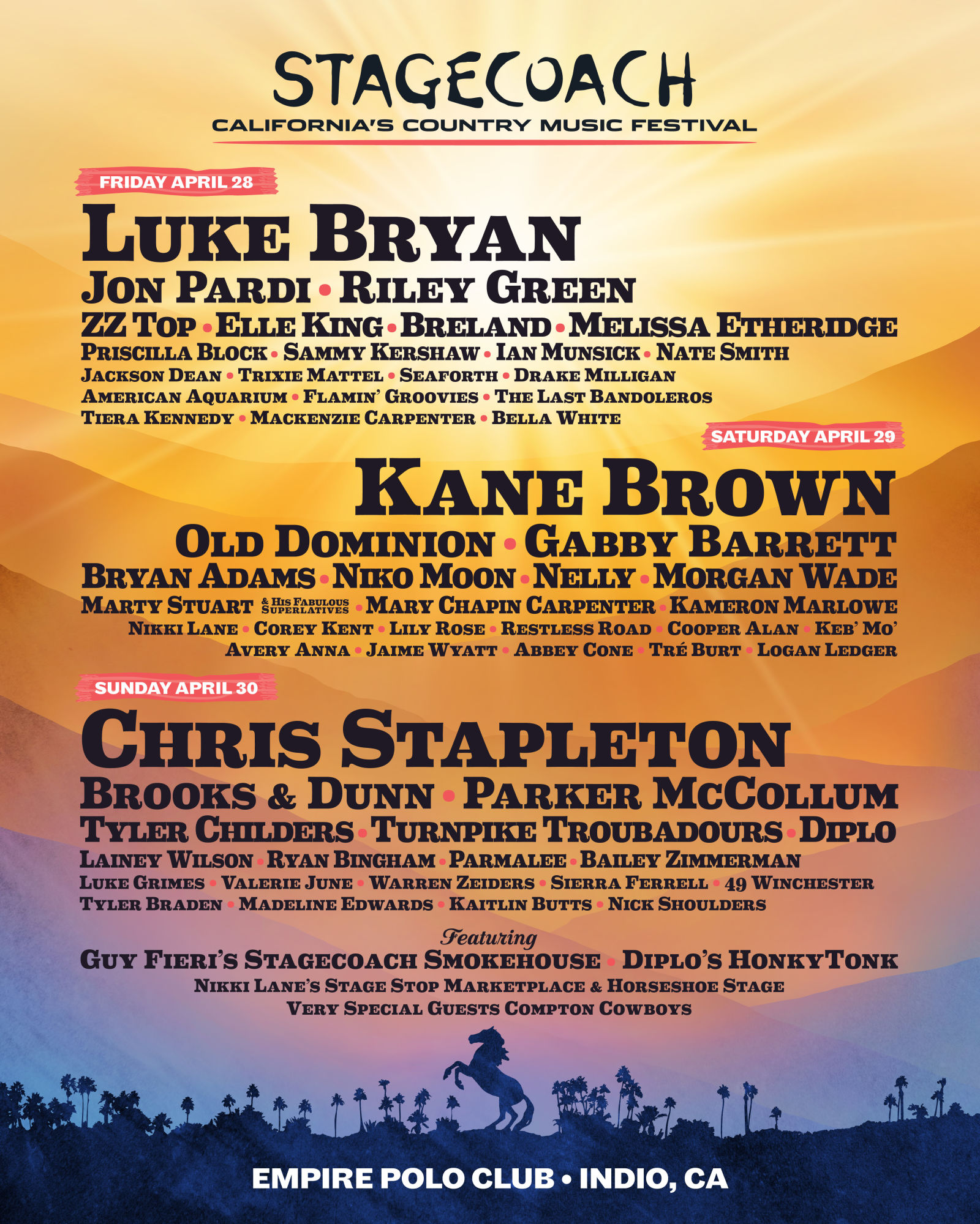 Stagecoach In Indio At Empire Polo Field