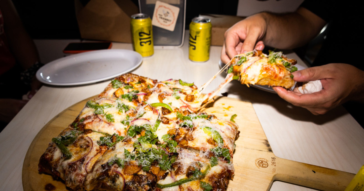 Pizza Friendly Pizza Collab in Chicago at Pizza Friendly Pizza