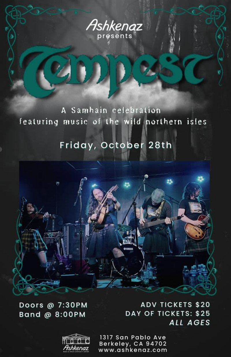 Tempest | a Samhain Celebration in Berkeley at Ashkenaz Music &