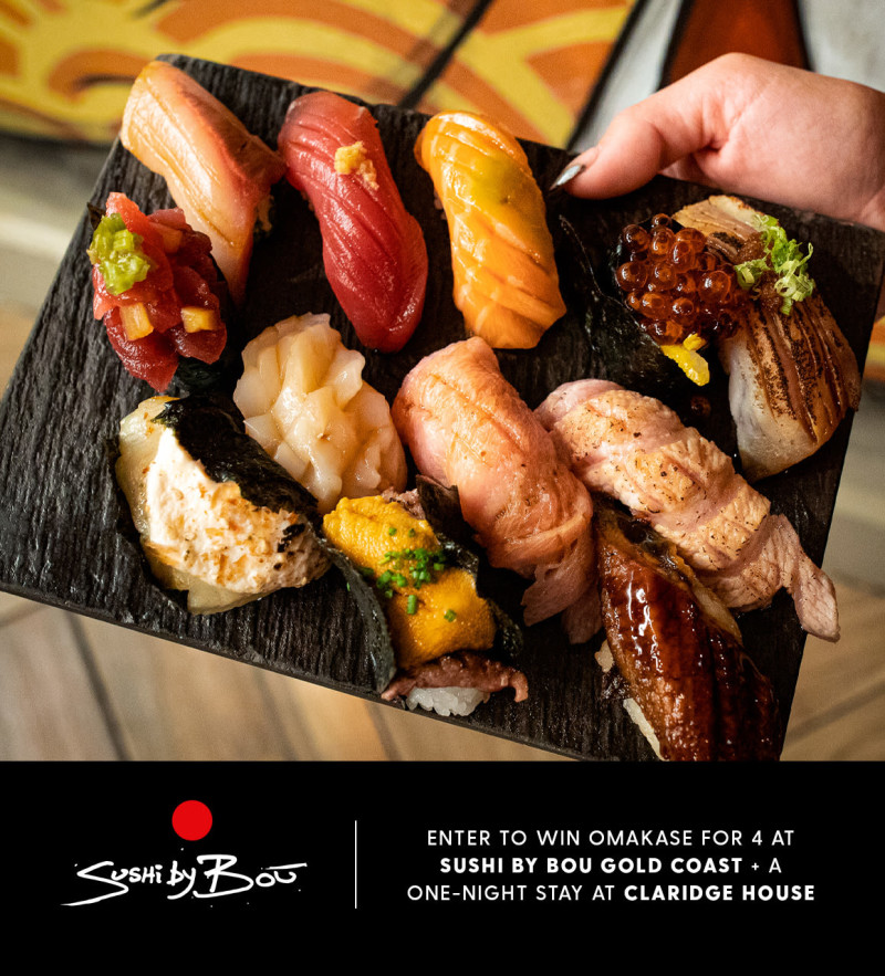 Win A VIP Package From Sushi By Bou in Chicago at Sushi by Bou Gold