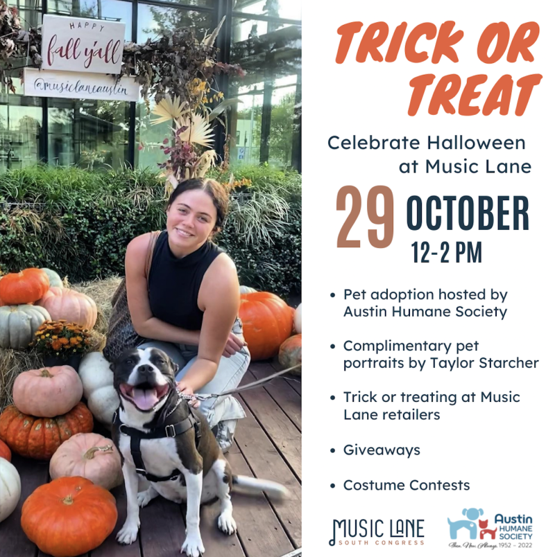Trick or Treat Extravaganza and Dog Adoption Event in Austin at