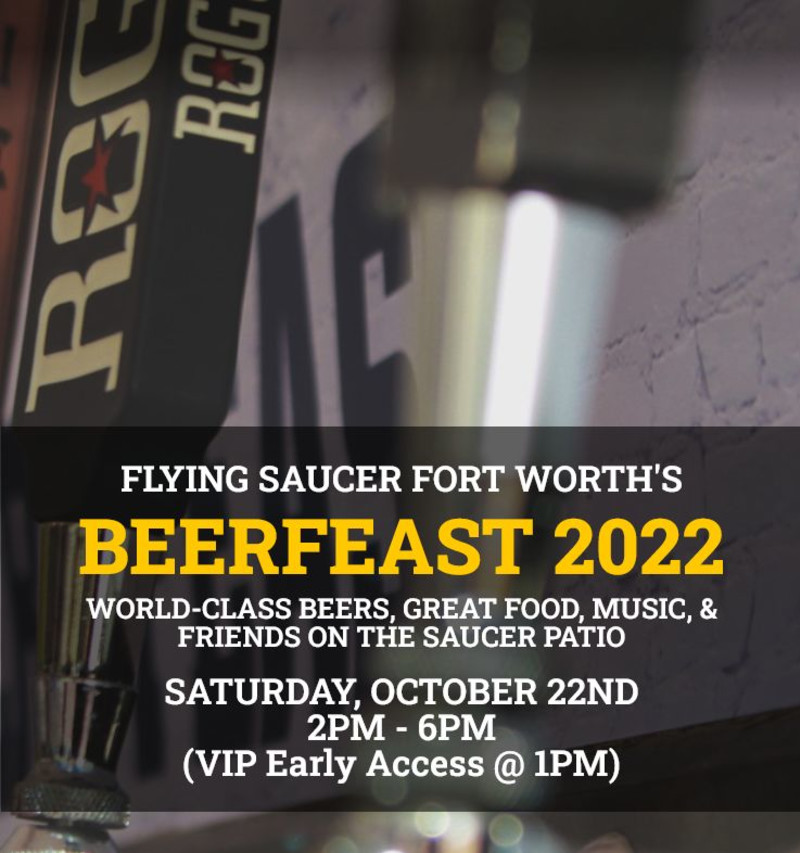 16th ANNUAL FLYING SAUCER BEERFEAST in Fort Worth at Flying