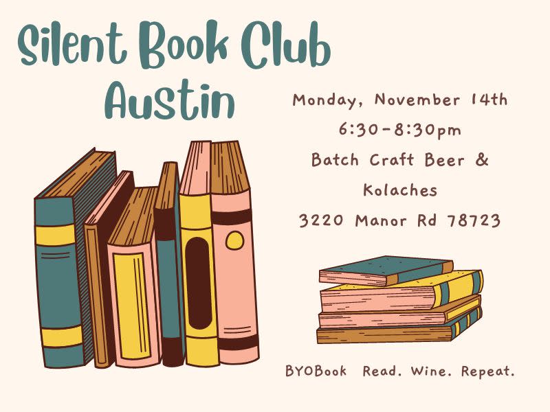 Silent Book Club Austin in Austin at Batch Craft Beer & Kolaches