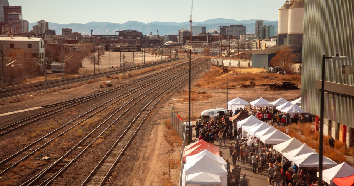 RiNo Holiday BAZAAR in Denver at Zeppelin Station