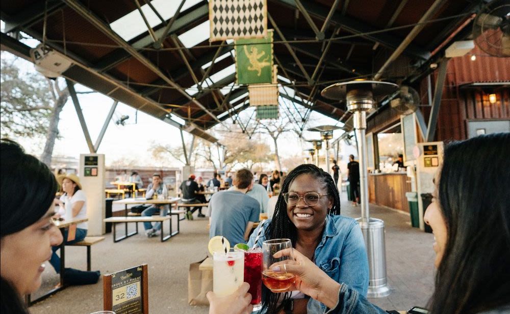 Stay Warm on These Heated Patios