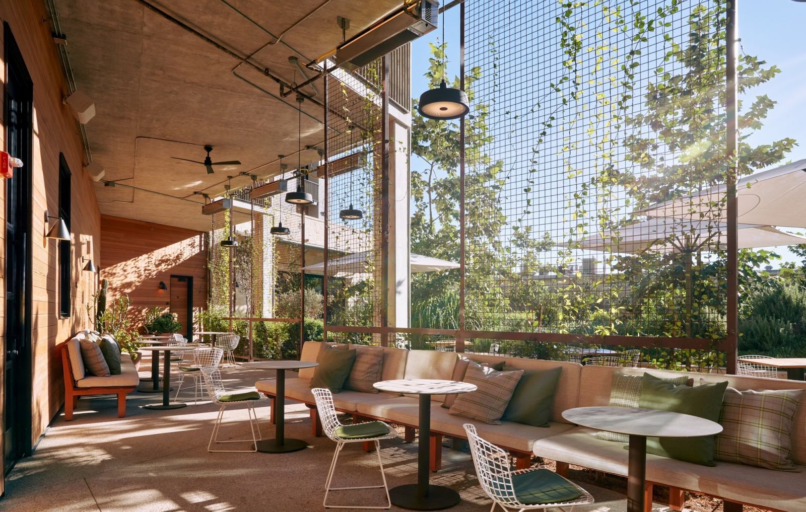 Stay Warm on These Heated Patios