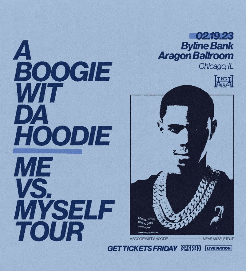 A Boogie Wit Da Hoodie in Chicago at Byline Bank Aragon Ballroom