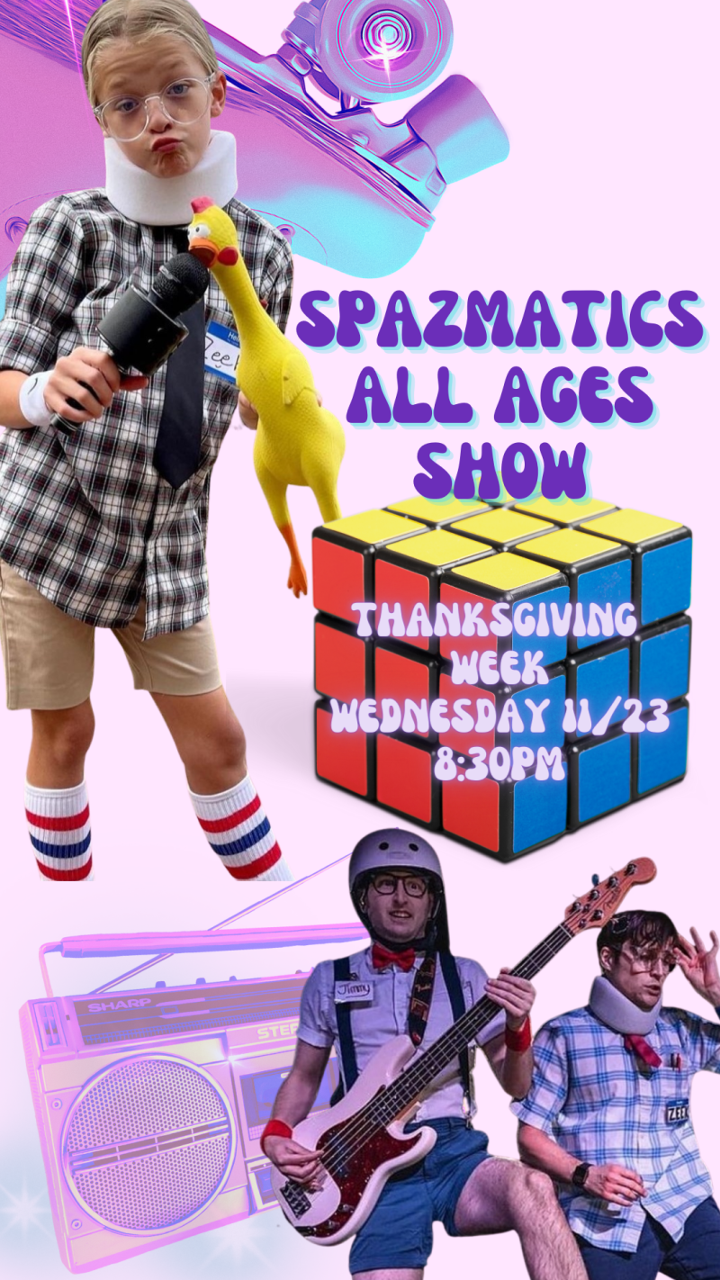 All Ages Spazmatics Show in Austin at Speakeasy