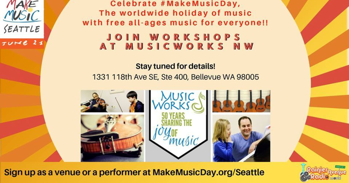 Make Music Day at Music Works Northwest, Bellevue in Seattle at