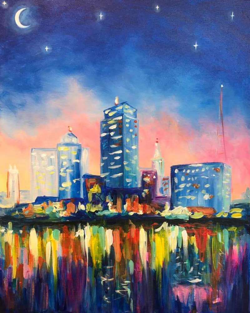 Painting Wine Tasting In Kansas City At Amigoni Urban Winery