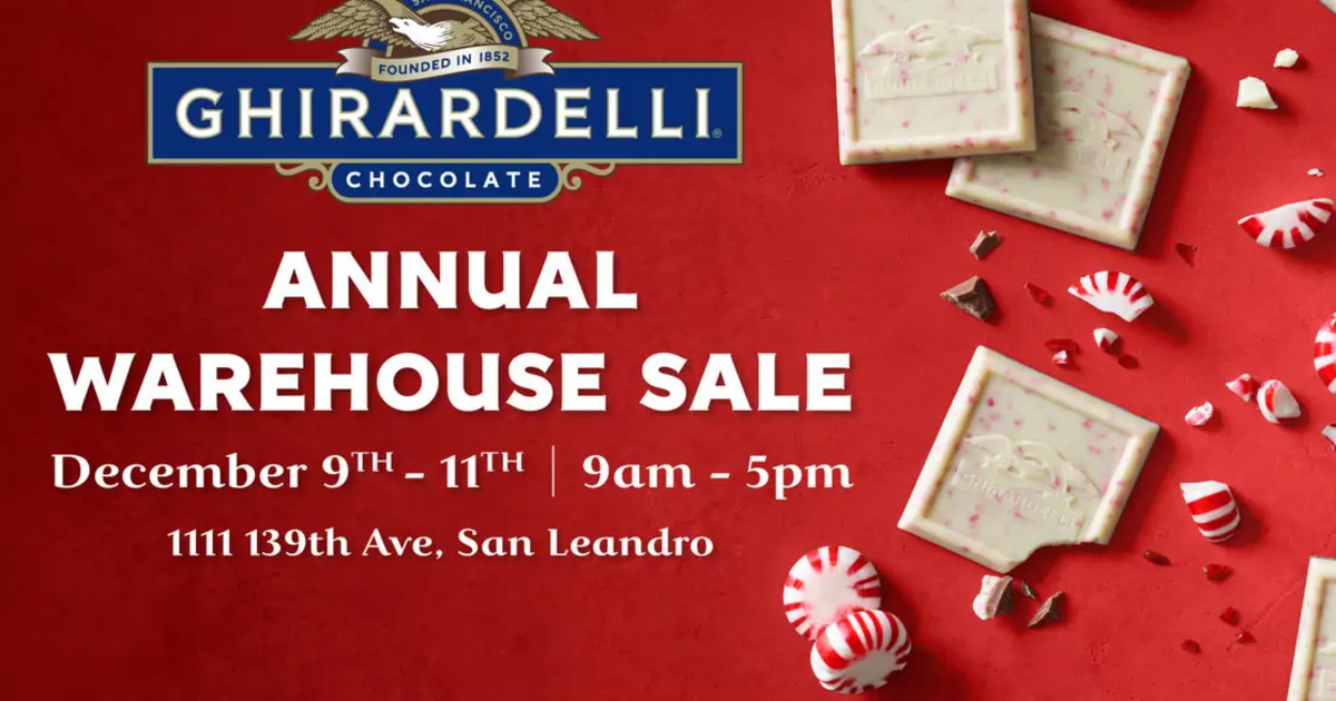 Ghirardelli Chocolate Annual Warehouse Sale in San Leandro at