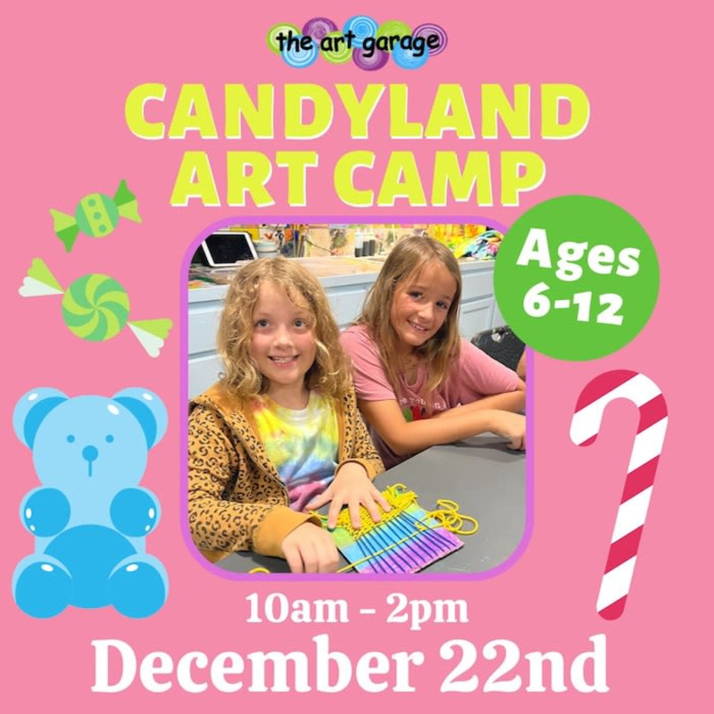 Candyland art camp in Austin at The Art Garage