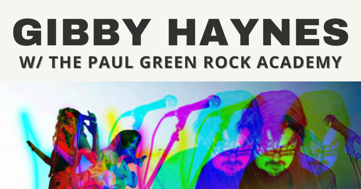 Gibby Haynes with Paul Green Rock Academy in Ridgewood at TV Eye