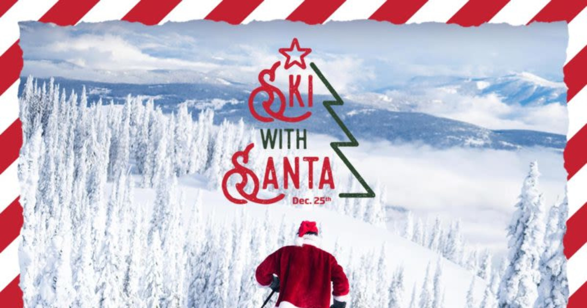 Ski & Breakfast with Santa in Rossland at RED Mountain Resort