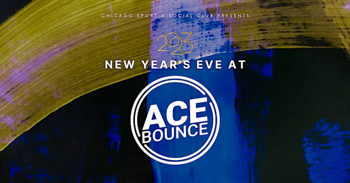 Chicago Social NYE Party 2023 at Acebounce in Chicago at