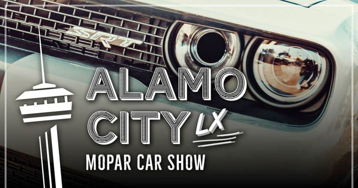 Alamo City LX Mopar Car Show in San Antonio at Tower of the Americas