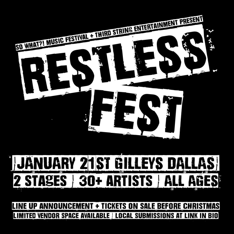 RESTLESS FEST 2023 w/ JPEGMAFIA, GLAIVE, JELEEL! and more in