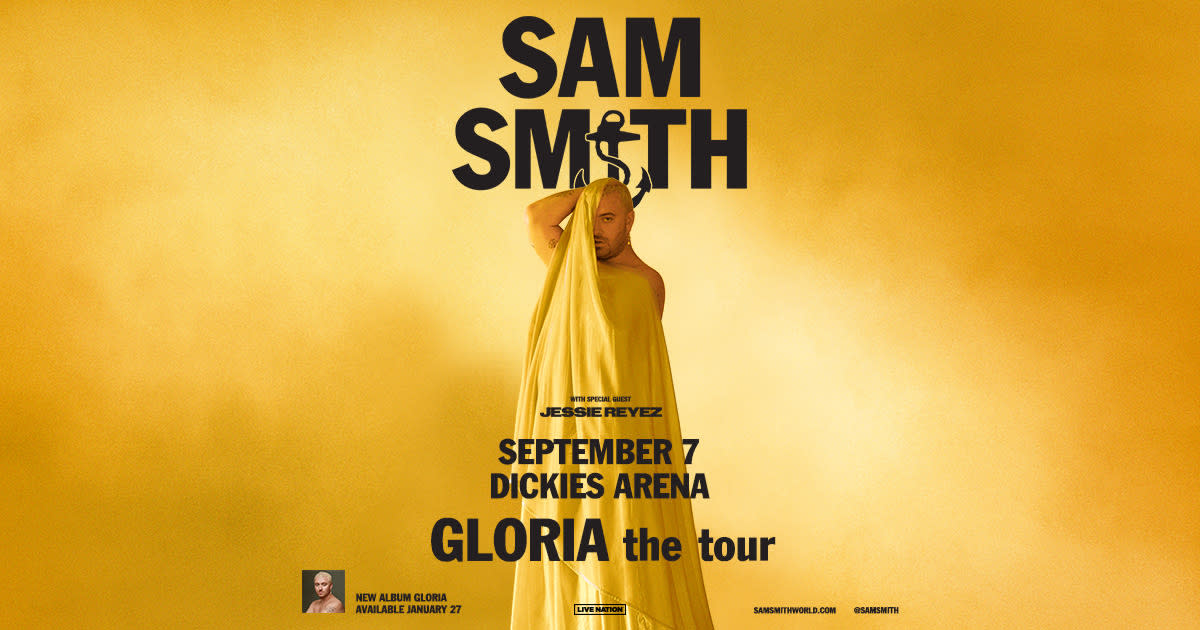 Sam Smith GLORIA the tour in Fort Worth at Dickies Arena